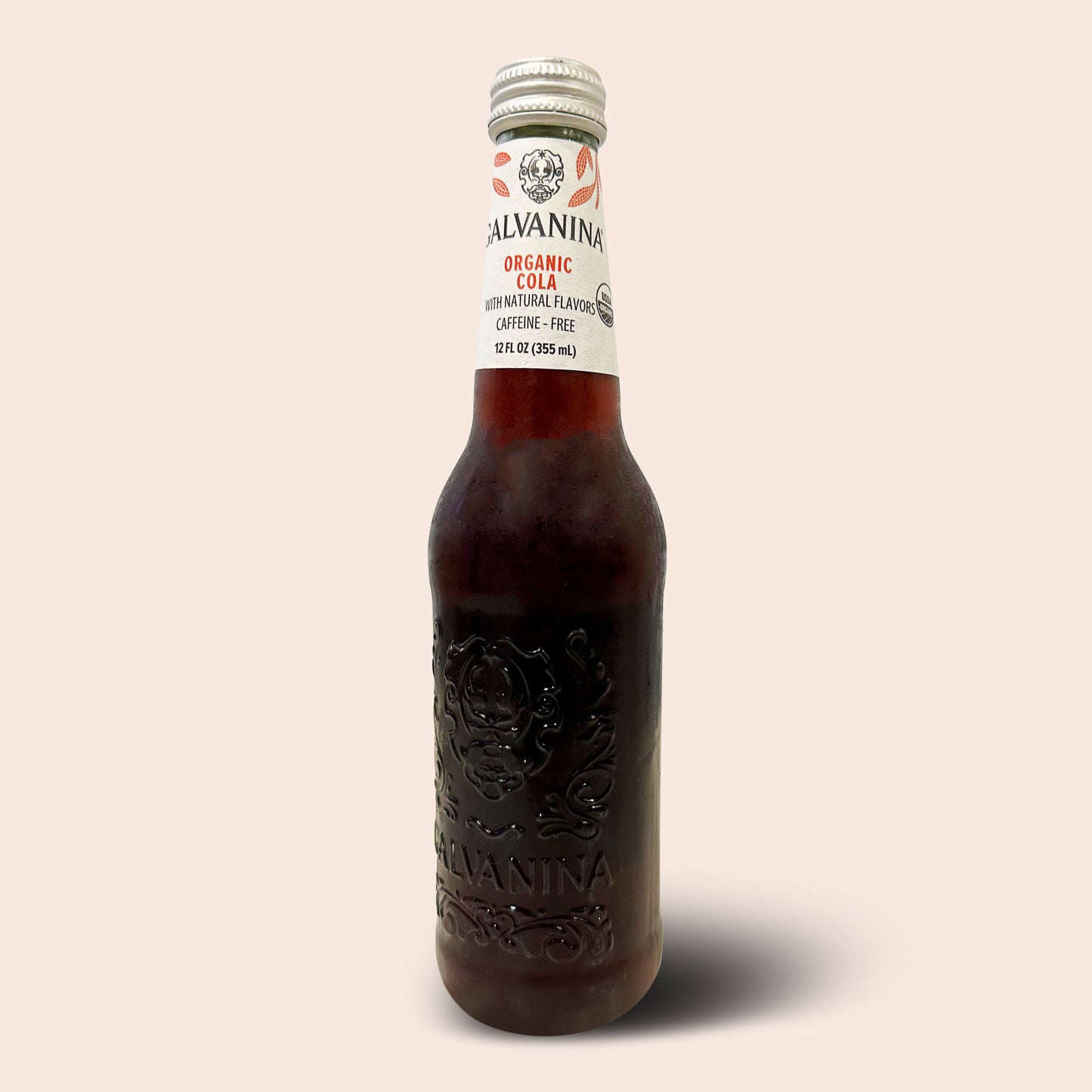 Galvanina Organic Cola sparkling Soda 355 mL