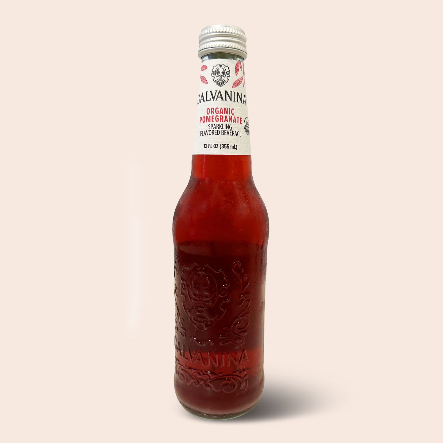 Galvanina Organic Pomegranate Soda 355 mL